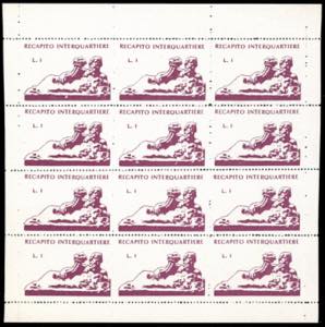 NAPOLI OCCUPAZIONE TEDESCA 1943 - 1 lira ... 