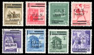 BARGE 1945 - Serie completa (1/8), nuovi, ... 