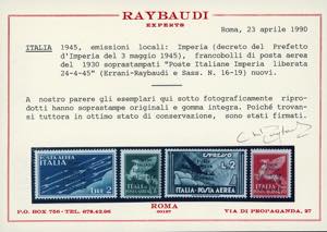 IMPERIA POSTA AEREA 1945 - ... 