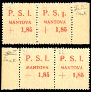 MANTOVA 1945 - 1,85 lire + 15 ... 