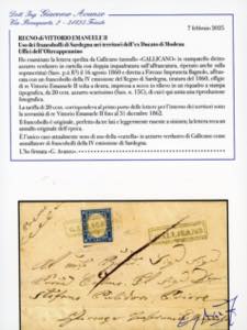 GALLICANO, cartella in azzurro ... 