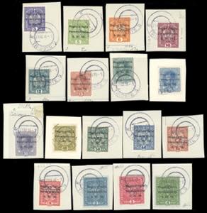 VENEZIA GIULIA 1918 - Soprastampati, serie ... 