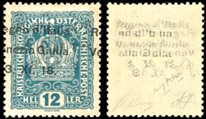 VENEZIA GIULIA 1918 - 12 h., soprastampa ... 