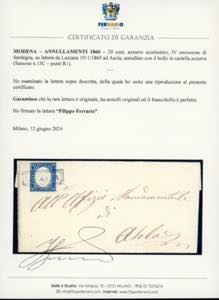 LUZZARA, cartella in azzurro punti ... 