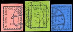 MERANO 1918 - I emissione, serie completa ... 