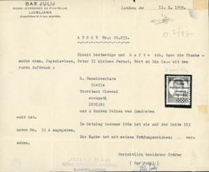 LUBIANA 1941 - 10 d. soprastampato ... 