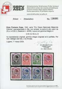 ZONA FIUMANO KUPA 1942 - Pro Opera ... 