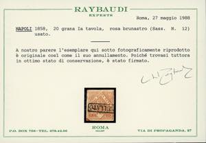 1858/59 - Lemissione completa di ... 