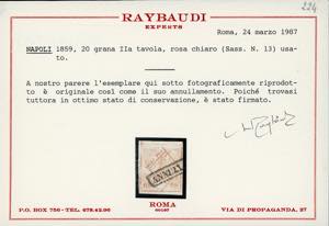 1858/59 - Lemissione completa di ... 