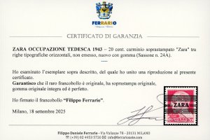 OCCUPAZIONE TEDESCA ZARA 1943 - 20 ... 