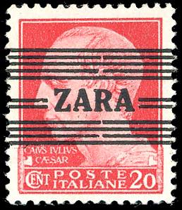 OCCUPAZIONE TEDESCA ZARA 1943 - 20 cent. ... 