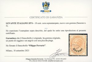 EM.GENERALI 1874 - 10 cent. ... 
