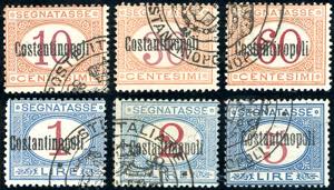 COSTANTINOPOLI SEGNATASSE 1922 - ... 