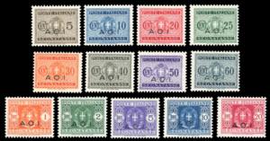 SEGNATASSE 1939/40 - Soprastampati, serie ... 