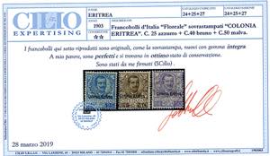 1903 - Soprastampati, serie ... 