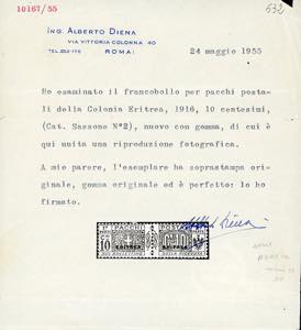 PACCHI POSTALI 1916 - 10 cent. ... 