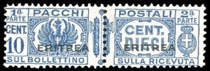 PACCHI POSTALI 1937 - 10 cent. ... 