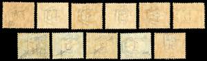 SEGNATASSE 1903 - Soprastampati in ... 