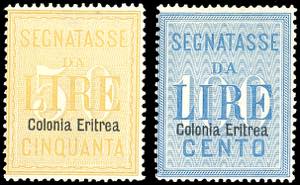 SEGNATASSE 1903 - 50 e 100 lire ... 
