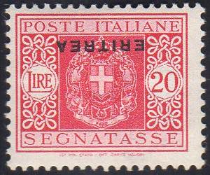 SEGNATASSE 1934 - 20 lire, soprastampa ... 
