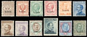 1912/15 - Soprastampati, serie completa ... 