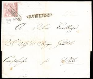 1859 - 10 grana rosa carminio chiaro, II ... 