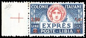 ESPRESSI 1933 - 2,50 su 2 lire ... 