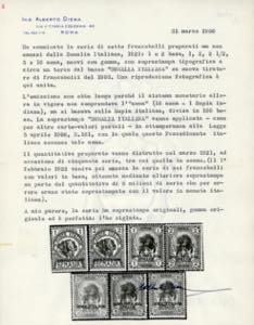 1921 - Leoni, soprastampati ... 