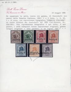 1921 - Leoni, soprastampati ... 