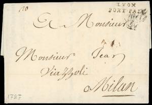 INCOMING MAIL FRANCIA 1787 - Circolare a ... 