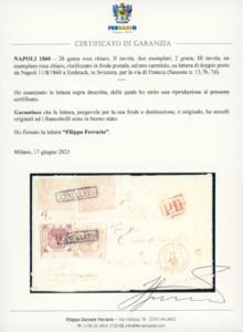 1860 - 20 grana rosa chiaro, II ... 