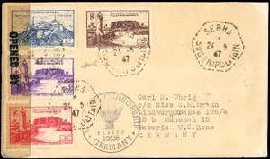 FEZZAN E GHADAMES 1947 - 2fr., 2,50 fr., 3 ... 