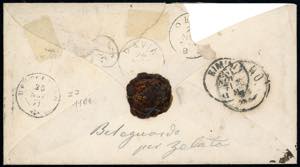 1871 - 10 cent. De La Rue, ... 