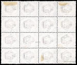 1877 - 40 cent. Stemma (7), blocco ... 