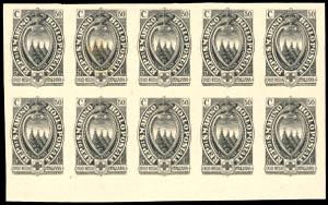 1923 - 50 + 5 cent. Croce Rossa (95), prova ... 