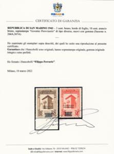 1943 - 5 cent., 10 cent. ... 