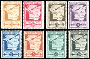 1943 - Ventennale dei Fasci, serie completa ... 