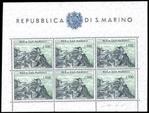 1958 - 500 lire Panorama, foglietto (18), ... 