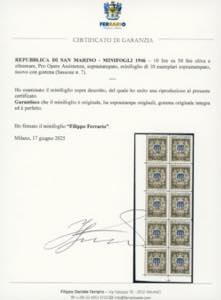 1946 - 10 lire su 50 lire Pro ... 