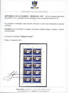 1947 - 100 lire Centenario ... 