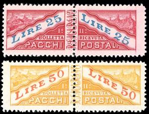 1946 - 25 lire e 50 lire (31/32), nuovi, ... 
