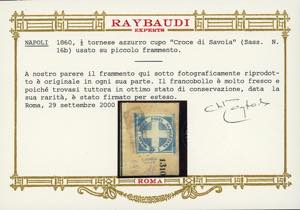 1860 - 1/2 tornese azzurro cupo ... 