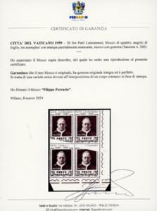 1959 - 30 lire Patti Lateranensi ... 