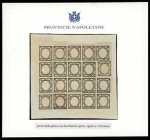 1861 - Prova della pietra in nero ... 