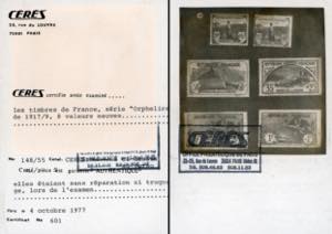 FRANCIA 1917/19 - Orfanelli, serie ... 