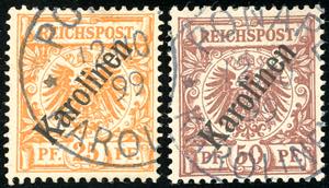 GERMANIA COLONIE KAROLINEN 1899 - 25 pf. e ... 