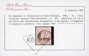 GRAN BRETAGNA 1882/83 - Regina ... 