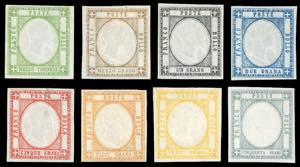 1861 - Serie completa (17/24), nuovi, gomma ... 