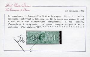 GRAN BRETAGNA 1902 - 1 £ Re ... 