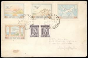 GRECIA POSTA AEREA 1933 - Savoia Marchetti, ... 